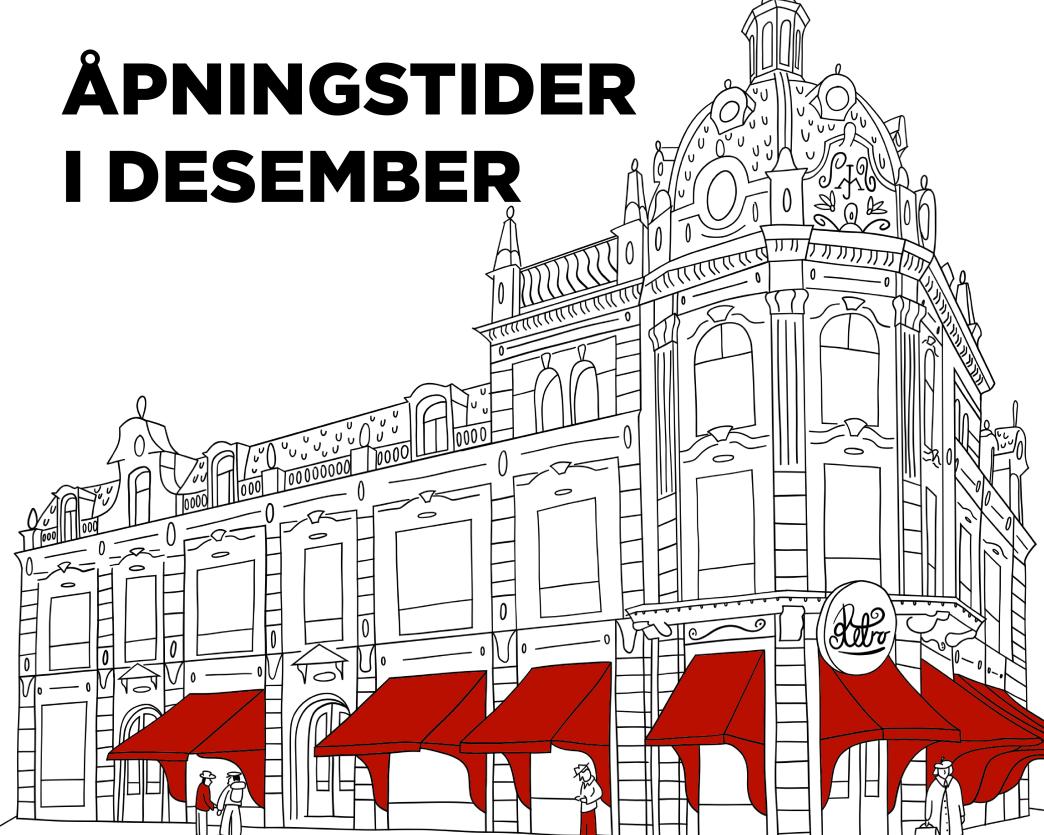 Åpningstider i desember