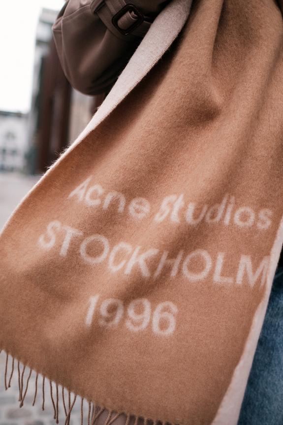 ACNE STUDIOS FN-UX-SCAR000432 Camel/Ecru