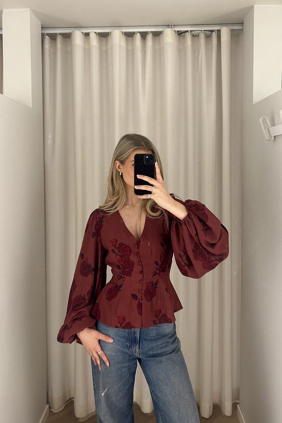 Adoore Palena Blouse Burnt Sienna