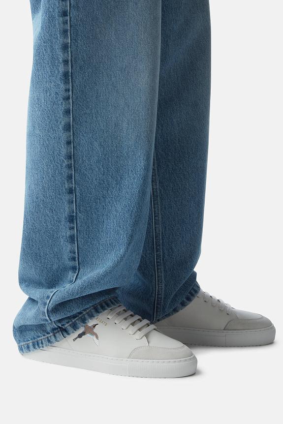 AXEL ARIGATO Clean 90 Bee Bird Sneaker White/Dk Blue-6