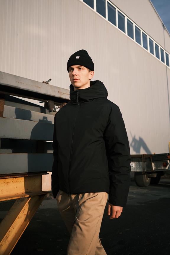 Blæst Runde Down Jacket Black-8