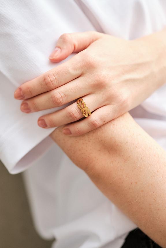 Maria Black Sis Ring Gold HP