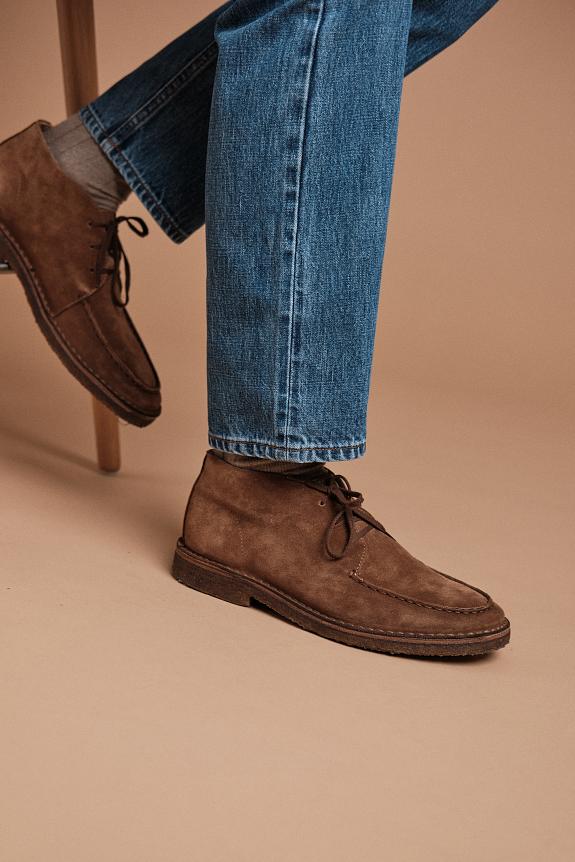 Drakes Crosby Moc Toe Chukka Tobacco-2