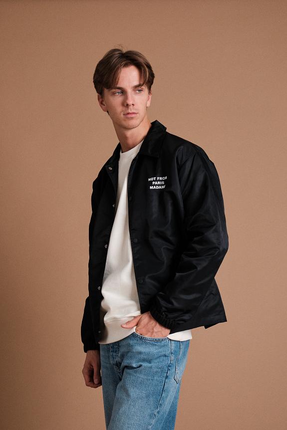 Drôle de Monsieur La Veste Slogan Black