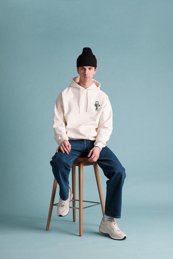 Drôle de Monsieur Le Hoodie Vase Cream-3