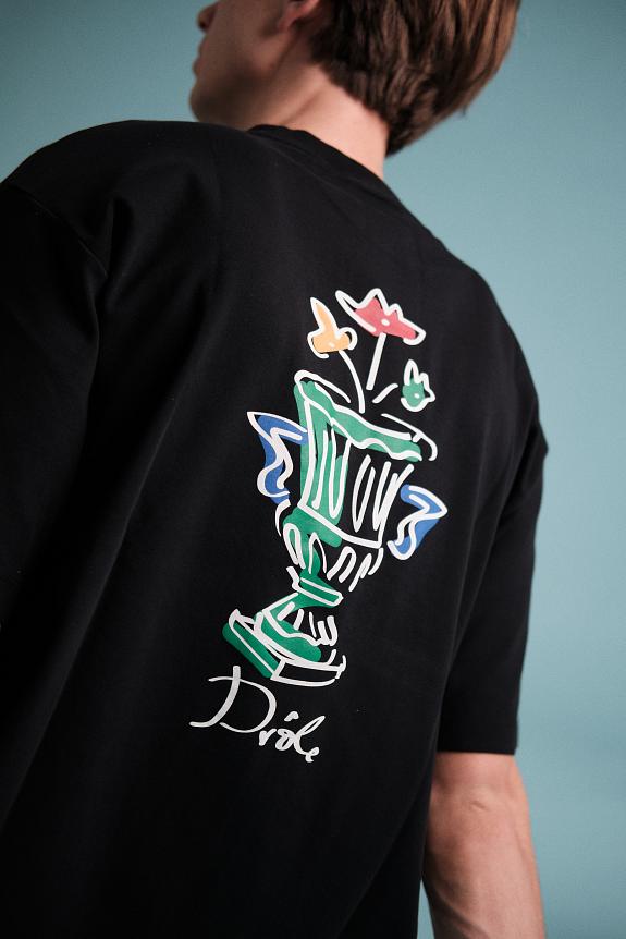 Drôle de Monsieur Le T-Shirt Vase Black-4