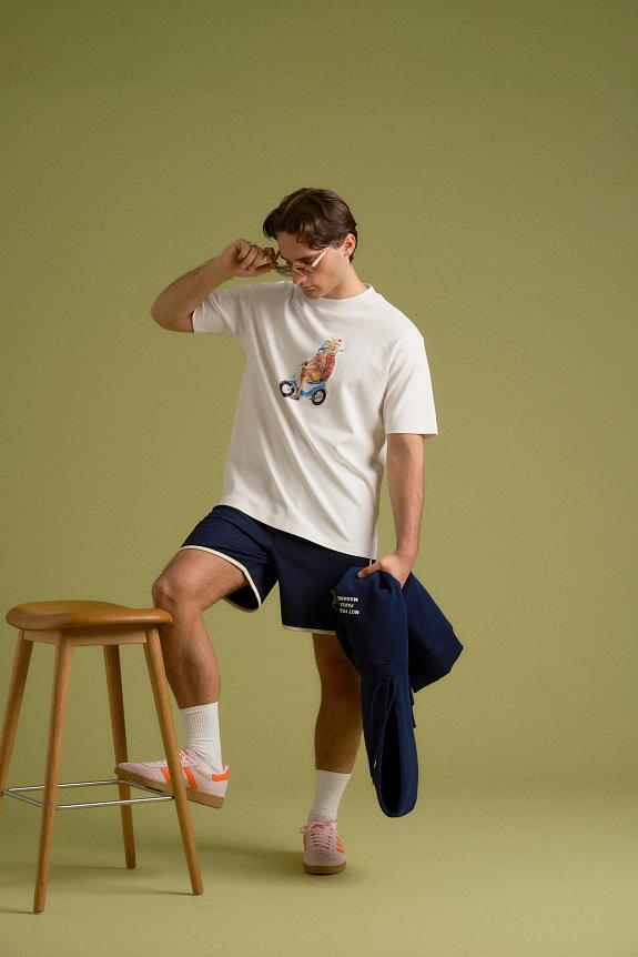 Drôle de Monsieur Le T-Shirt Golfeur Off White-5