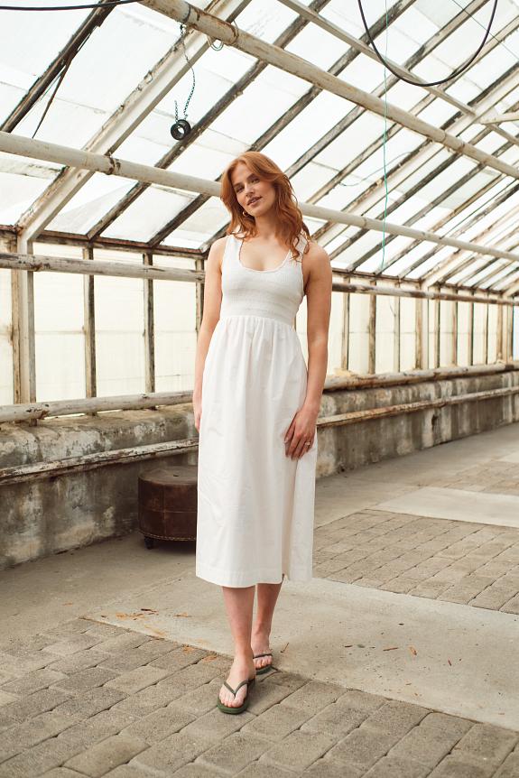 Fithfull The Brand Matera Midi Dress White