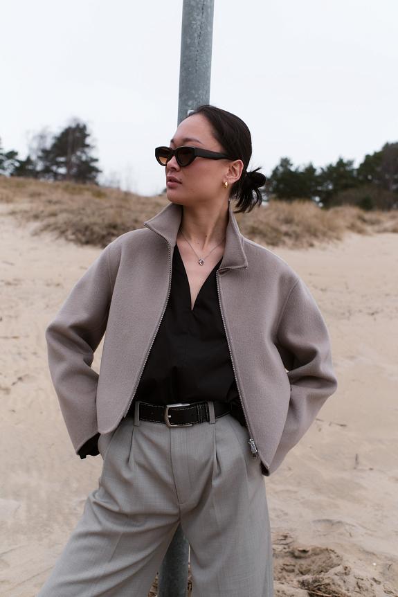 Filippa K Dafina Jacket Moss Grey
