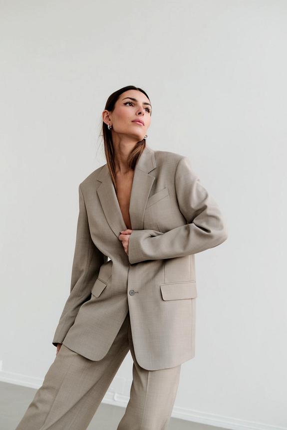Filippa K Davina Blazer Sage Melange