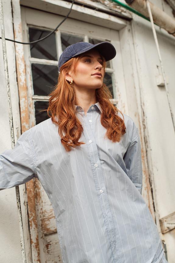 Varsity Headwear Navy Washed Cotton Soft Front