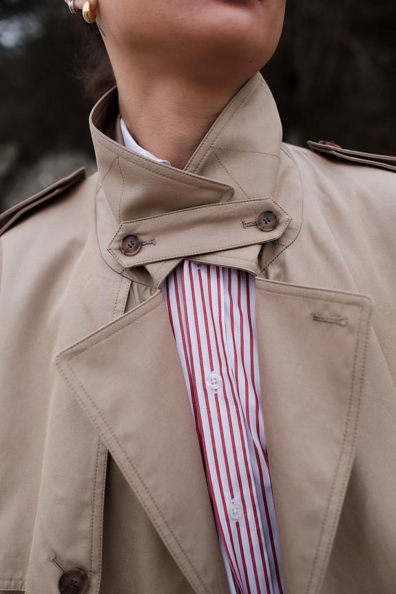 Filippa K Trench Coat Khaki Beige-1
