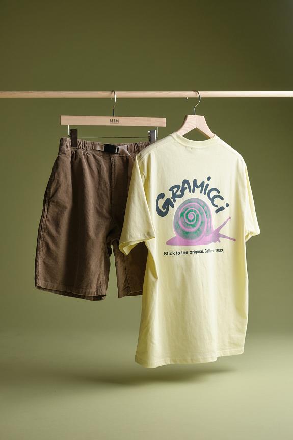 Gramicci Snail Tee Lemon-5