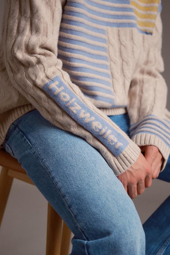 Holzweiler Retro Sun Crew Beige Mix-10