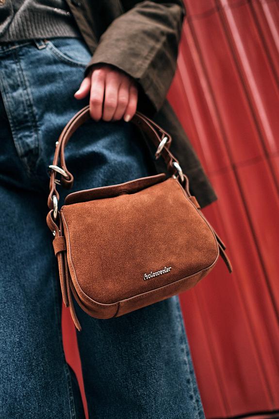 Holzweiler Bud Suede Bag Mini Camel