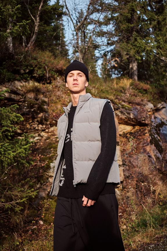 Holzweiler Daff Down Vest Grey-6