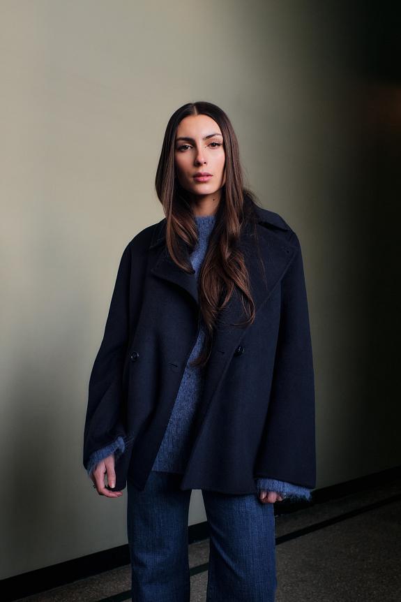 Holzweiler Felsa Wool Peacoat Dk Blue 