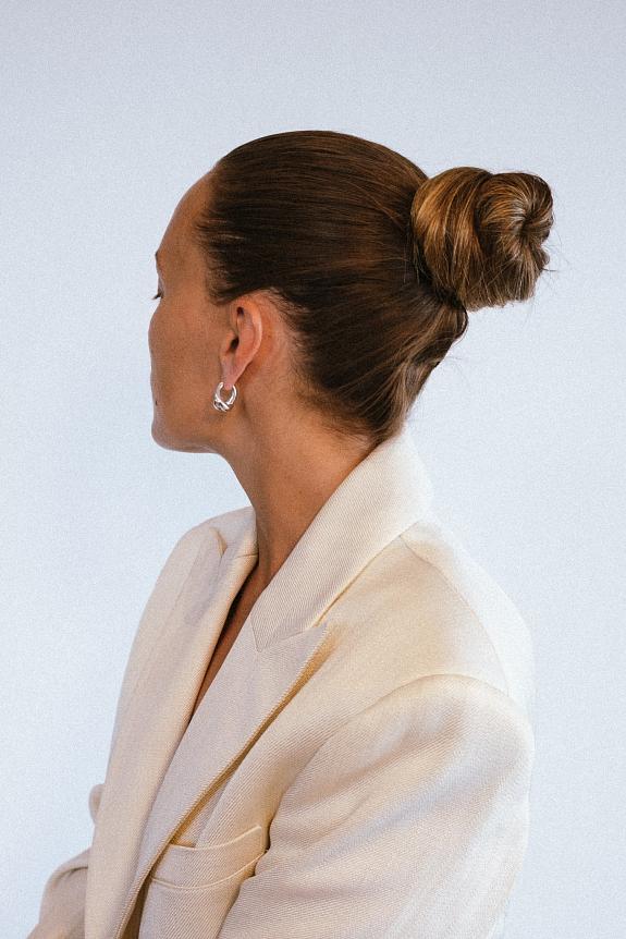 Josephine Studio Rose Hoop Small-2