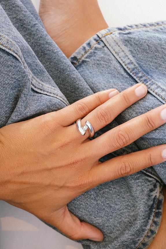 Josephine Studio Rose Ring Slim-2