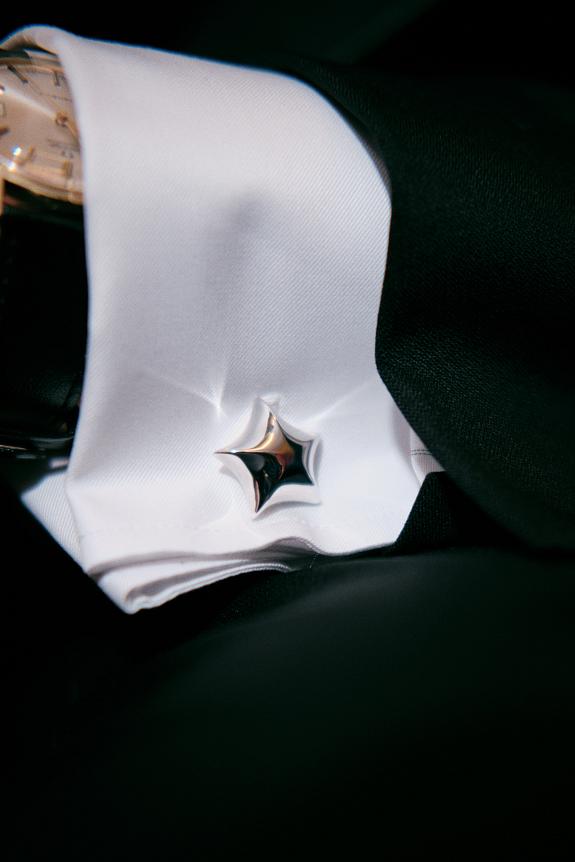 Josephine Studio Star Cufflinks Silver-3