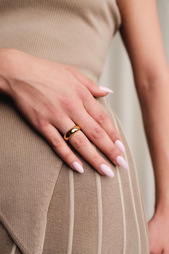 Maria Black Omotesando Chunky Ring Gold