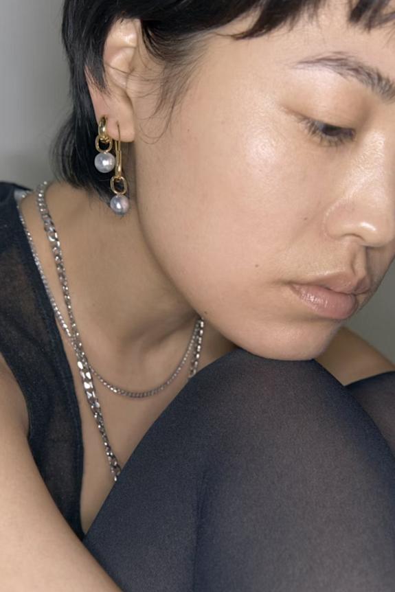Maria Black Saffi Necklace 43 Silver HP-1