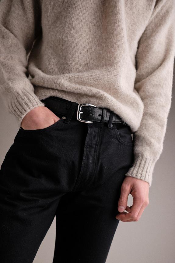 Molebo Croco Belt Black-1