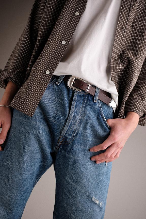 Molebo Western Belt Brown-3