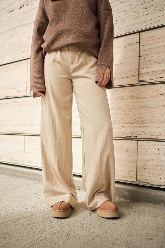 Once Untold Glint Trouser Warm Sand 