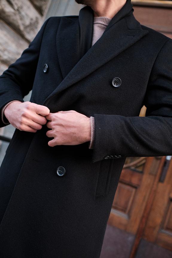 Oscar Jacobson Slater Coat Black-5