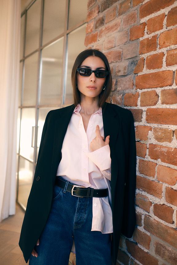 Toteme Kimono-Sleeve Poplin Shirt Blossom