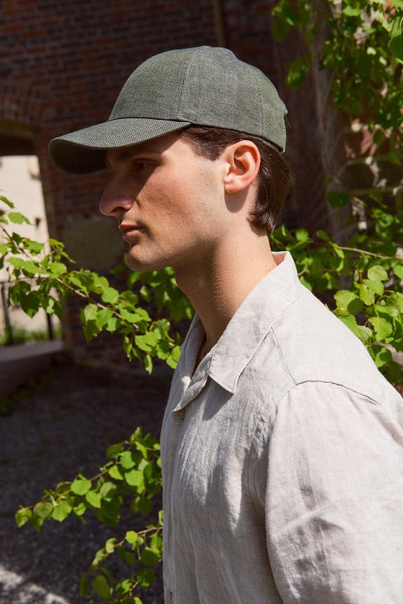 Varsity Headwear Legacy Structured Linen French Olive-4