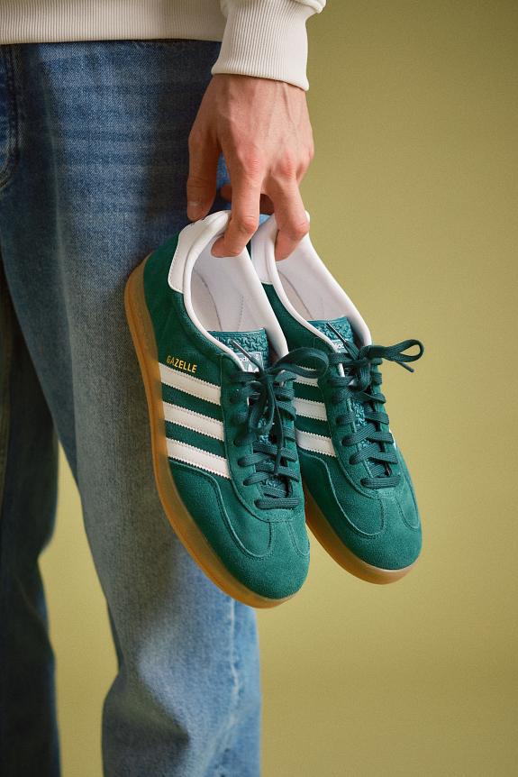 Adidas Gazelle Indoor Green/White-10