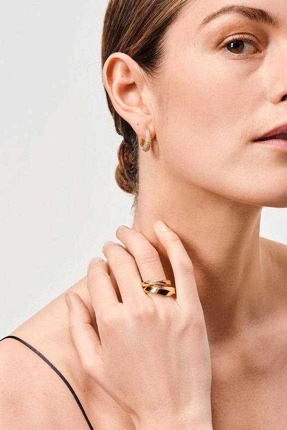 Tom Wood Liz Hoop Pave Gold-1