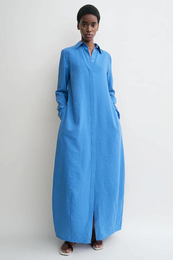 Toteme Parachute Shirtdress Cobalt 