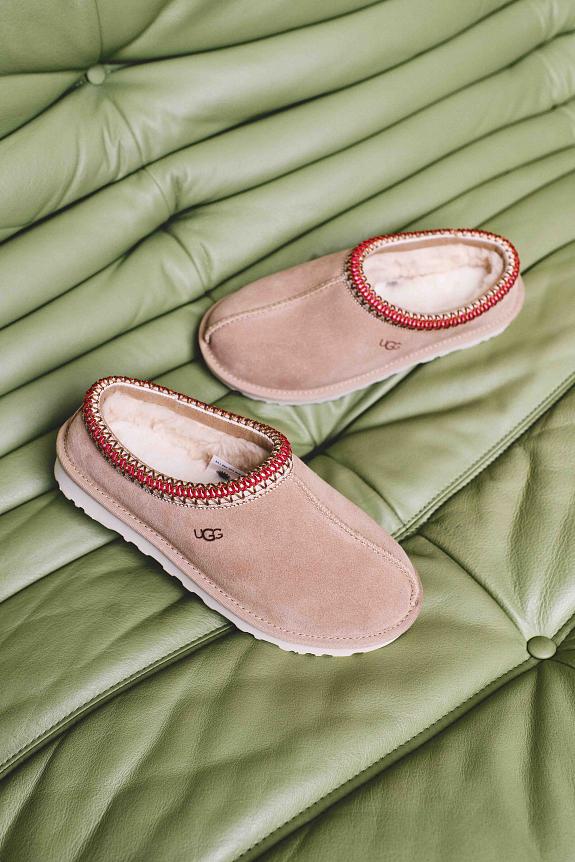 UGG Woman`s Tasman II Sand/Dark Cherry-7