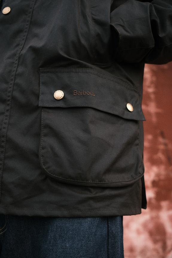 Barbour Ashby Wax Jacket Olive-2