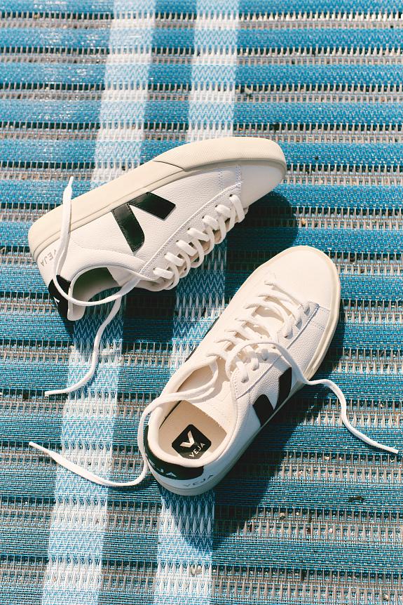 Veja Campo Chromefree Leather Extra White Black