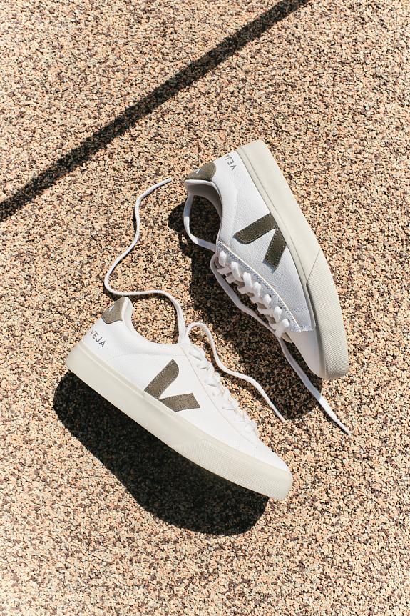 Veja Campo Chromefree Leather White Kaki