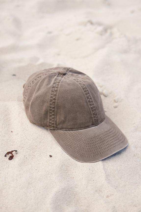 Varsity Headwear Beige Washed Cotton Soft Front