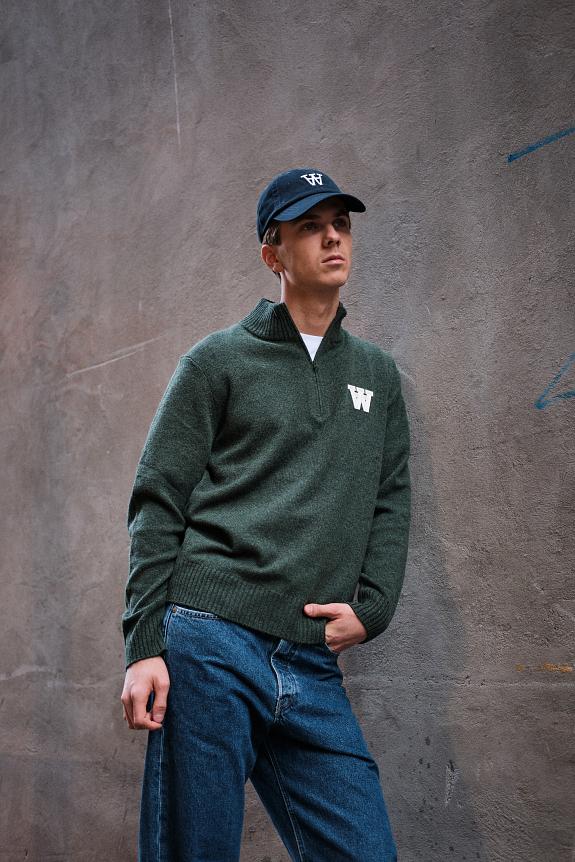 Wood Wood Blu AA CS Halfzip Nature Green-4