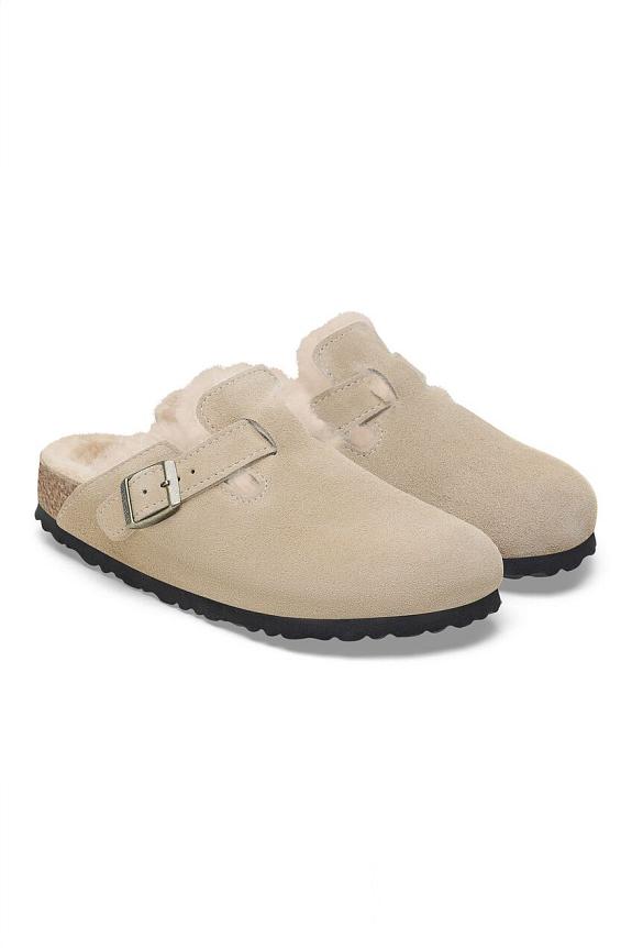 Birkenstock Boston Shearling Taupe