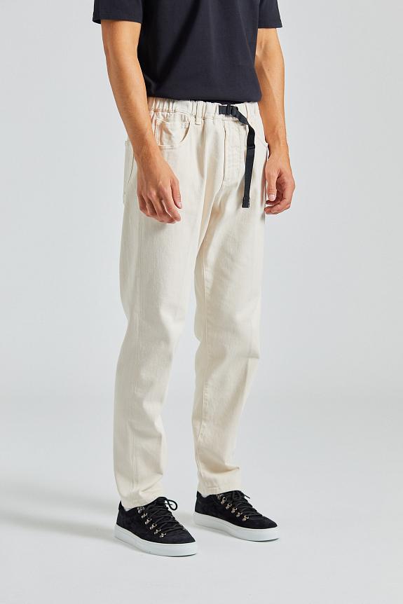 White Sand Colin 5-Pocket Trouser Off White-1