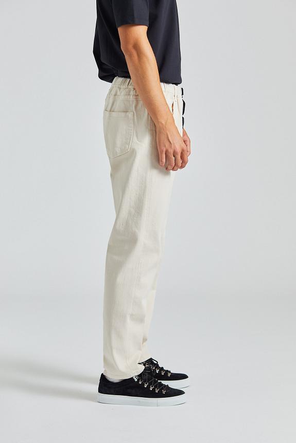 White Sand Colin 5-Pocket Trouser Off White-2