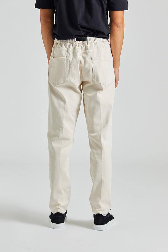 White Sand Colin 5-Pocket Trouser Off White-3