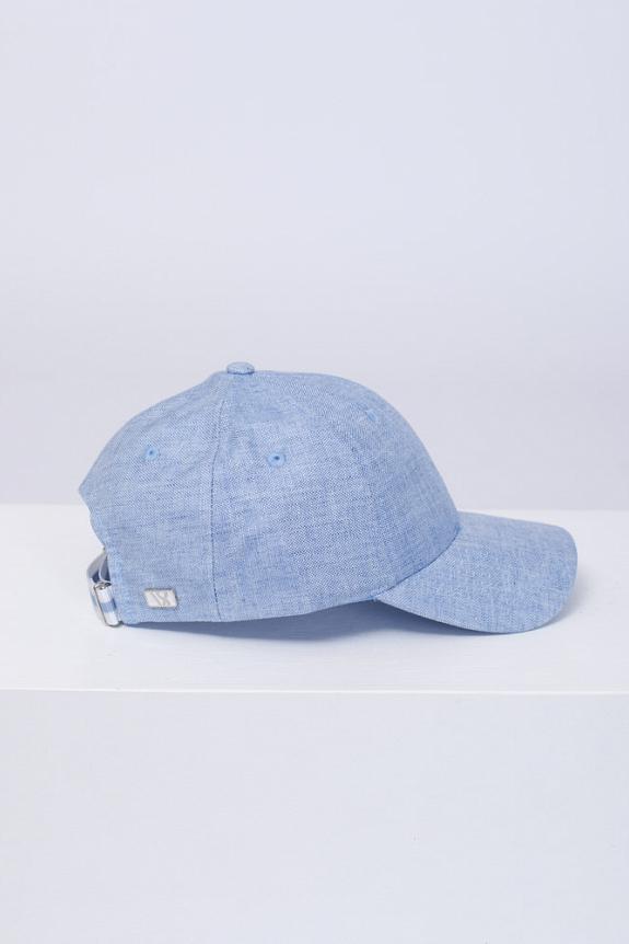 Varsity Headwear Legacy Structured Linen Azure Blue Linen-1
