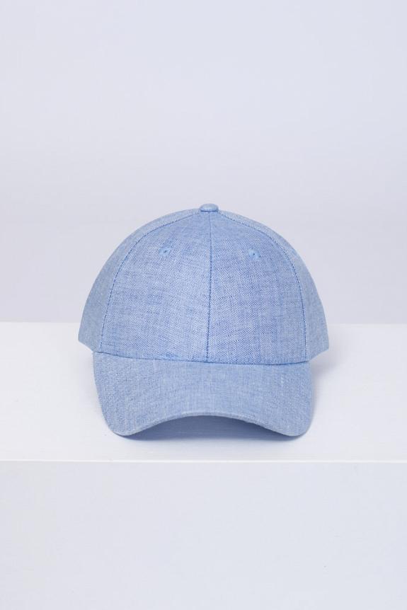 Varsity Headwear Legacy Structured Linen Azure Blue Linen