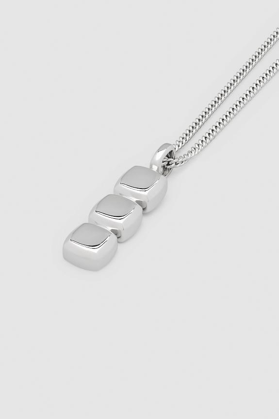 Tom Wood Mini Cushion Pendant Silver-1