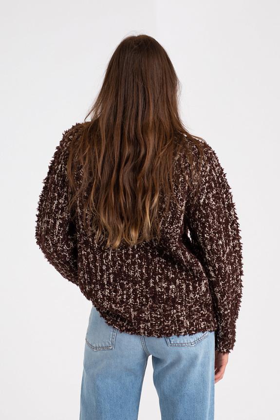 Acne Studios FN-WN-KNIT000483 Chocolate Brown-1