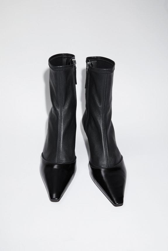 Acne Studios Heeled Ankle Boots Black FN-WN-SHOE000695